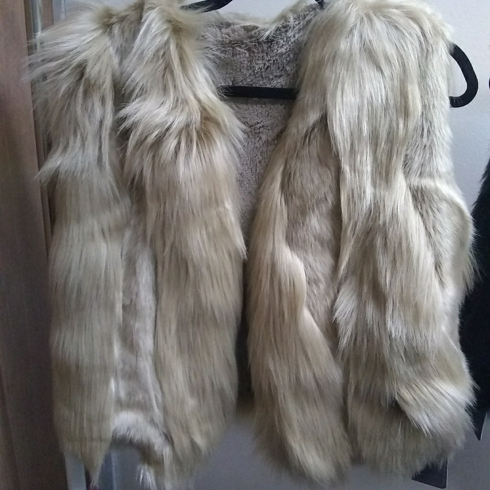 Tan Fur Vest